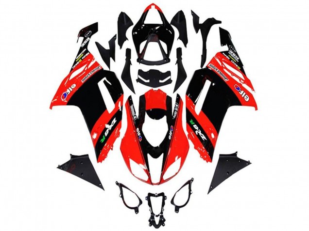 2013-2018 Kawasaki ZX6R Motorcycle Fairings - Red Black Elf Canada for Sale