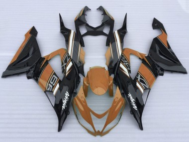 2013-2018 Kawasaki ZX6R Motorcycle Fairings - Orange Black White Canada for Sale