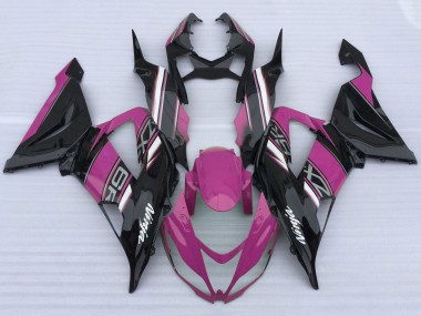 2013-2018 Kawasaki ZX6R Motorcycle Fairings - Pink Black White Canada for Sale