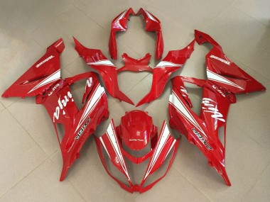 2013-2018 Kawasaki ZX6R Motorcycle Fairings - Red White Canada for Sale