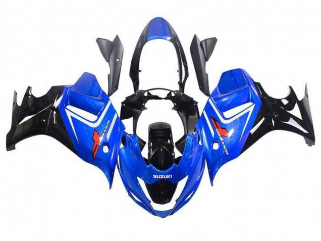 2008-2013 Suzuki GSX650F Motorcycle Fairings - Blue White Glossy Black Canada for Sale