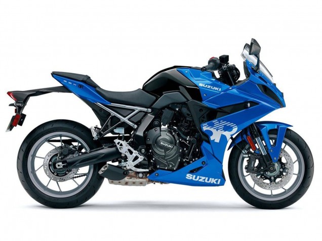 2024-2025 Suzuki GSX8R Motorcycle Fairings - Blue Canada for Sale