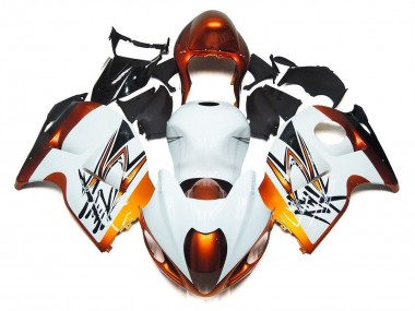 1996-2007 Suzuki GSXR1000 Motorcycle Fairings - White Orange Black Canada for Sale