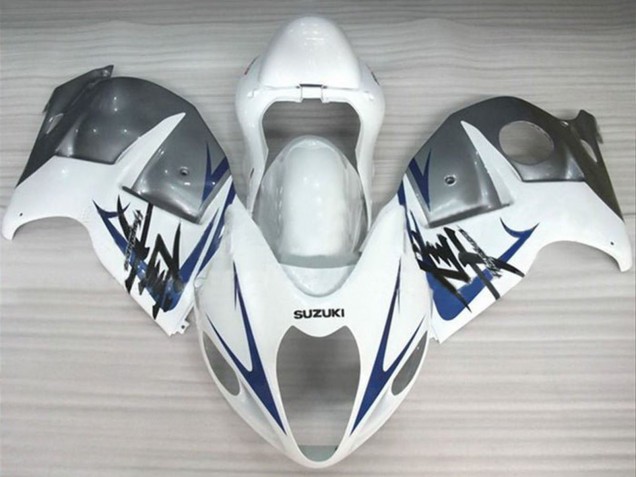 1996-2007 Suzuki GSXR1000 Motorcycle Fairings - White Silver Blue Canada for Sale