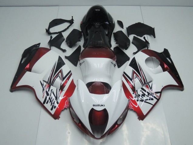 1996-2007 Suzuki GSXR1000 Motorcycle Fairings - White Candy Red Black Canada for Sale