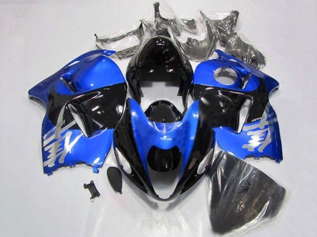 1996-2007 Suzuki GSXR 1300 Hayabusa Motorcycle Fairings - Blue Chrome Black Canada for Sale
