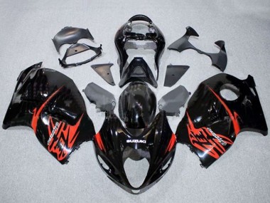1996-2007 Suzuki GSXR1000 Motorcycle Fairings - Glossy Black Red Canada for Sale