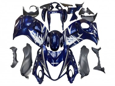 2008-2020 Dark Blue Silver White Suzuki GSXR 1300 Hayabusa Motorcycle Fairings Canada for Sale