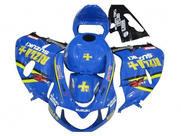 1998-2003 Suzuki TL1000R Motorcycle Fairings - Blue Yellow Black Rizla Hopper Motul Canada for Sale