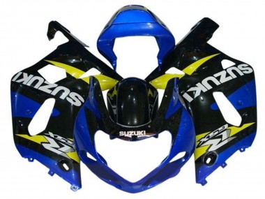 2000-2002 Suzuki GSXR1000 Motorcycle Fairings - Blue Yellow Black Canada for Sale