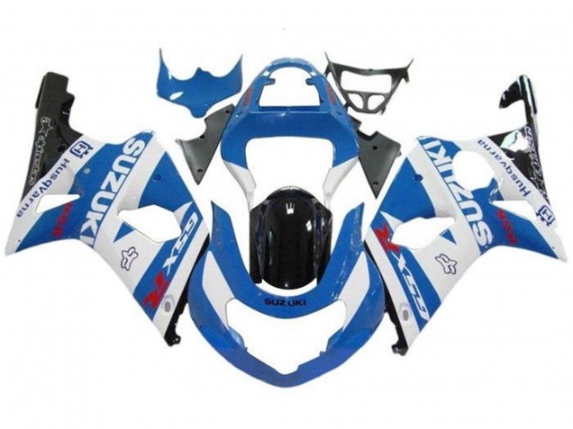 2000-2002 Suzuki GSXR1000 Motorcycle Fairings - White Light Blue Glossy Black Red Canada for Sale