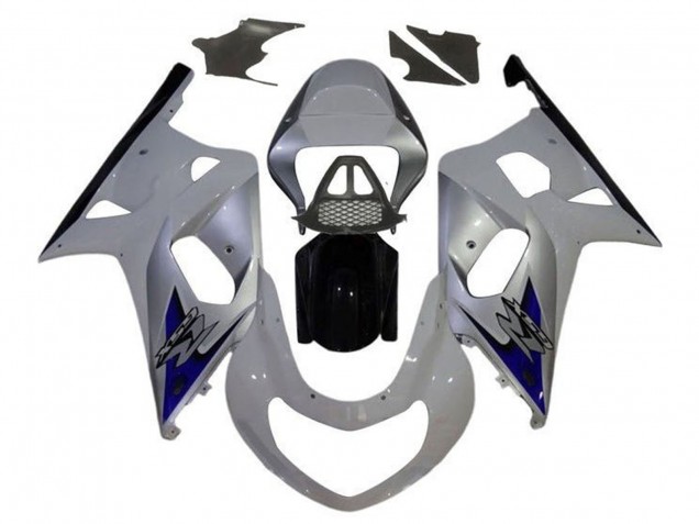 2000-2002 Suzuki GSXR1000 Motorcycle Fairings - White Silver Blue Black Canada for Sale