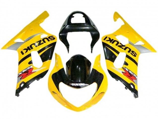 2000-2002 Suzuki GSXR1000 Motorcycle Fairings - Yellow Grey Black Canada for Sale