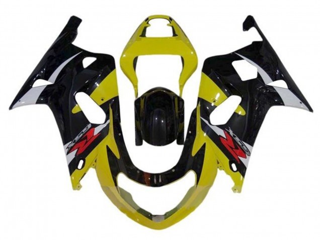 2000-2002 Suzuki GSXR1000 Motorcycle Fairings - Yellow Silver Glossy Black Red Canada for Sale