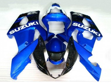 2003-2004 Suzuki GSXR 1000 Motorcycle Fairings - Blue Black White Canada for Sale