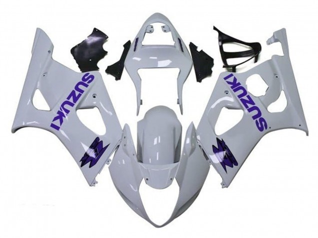 2003-2004 Suzuki GSXR 1000 Motorcycle Fairings - White Purple Canada for Sale