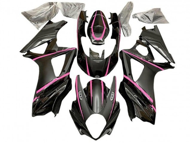2005-2006 Suzuki GSXR 1000 Motorcycle Fairings - Glossy Black Matte Black Pink Canada for Sale