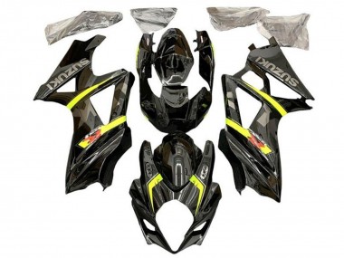 2005-2006 Suzuki GSXR 1000 Motorcycle Fairings - Black Yellow Grey Canada for Sale