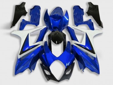 2005-2006 Suzuki GSXR 1000 Motorcycle Fairing - White Blue Black Canada for Sale