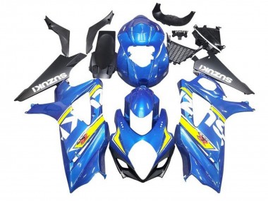 2005-2006 Suzuki GSXR 1000 Motorcycle Fairings - Blue Yellow White Black Canada for Sale