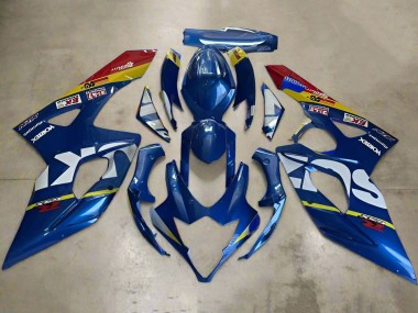 2005-2006 Suzuki GSXR 1000 Motorcycle Fairings - Blue White Yellow Red Canada for Sale