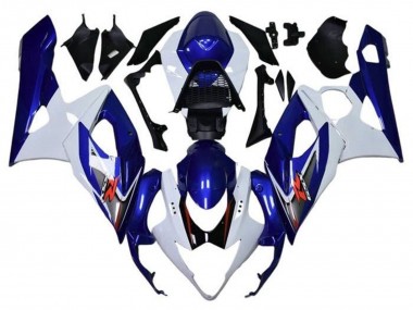 2005-2006 Suzuki GSXR 1000 Motorcycle Fairings - White Blue Red Canada for Sale