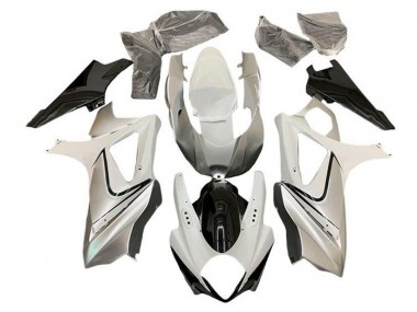 2005-2006 Suzuki GSXR 1000 Motorcycle Fairing - Glossy White Silver Black Canada for Sale