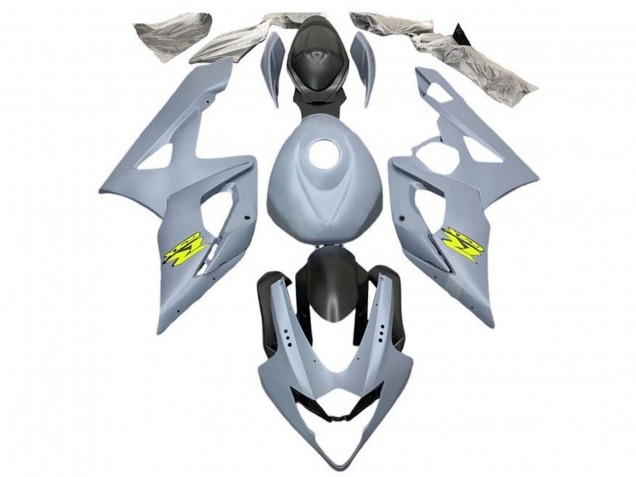 2005-2006 Suzuki GSXR 1000 Motorcycle Fairings - Matte Grey Black Yellow Canada for Sale