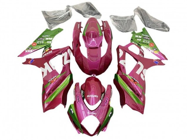 2005-2006 Suzuki GSXR 1000 Motorcycle Fairings - Pink Green Canada for Sale