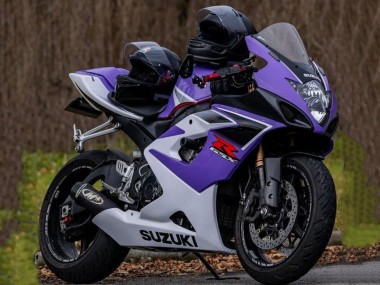 2005-2006 Suzuki GSXR 1000 Motorcycle Fairings - Purple White Canada for Sale