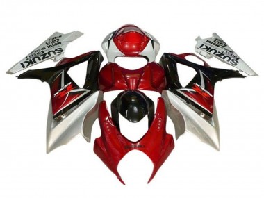2005-2006 Suzuki GSXR 1000 Motorcycle Fairings - Silver Red Black Canada for Sale