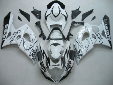 2005-2006 Suzuki GSXR 1000 Motorcycle Fairings - White Black Alstare Corona Canada for Sale