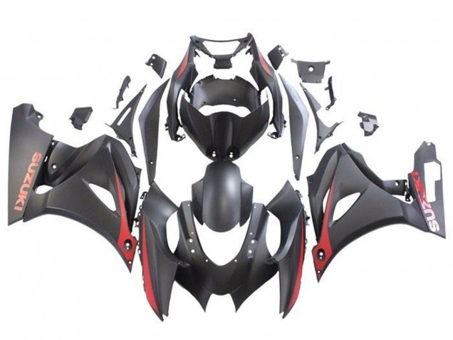 2017-2024 Suzuki GSXR1000 Motorcycle Fairings - Matte Black Matte Red Canada for Sale