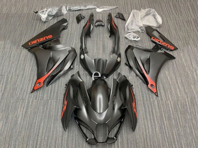 2017-2024 Suzuki GSXR1000 Motorcycle Fairings - Matte Black Red Canada for Sale