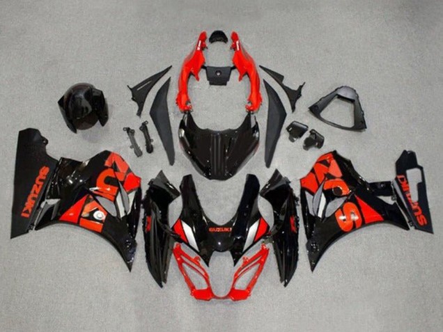 2017-2024 Suzuki GSXR1000 Motorcycle Fairings - Black Red Silver Canada for Sale
