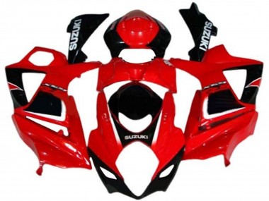 2007-2008 Suzuki GSXR 1000 Motorcycle Fairings - Red Black White Decal Canada for Sale