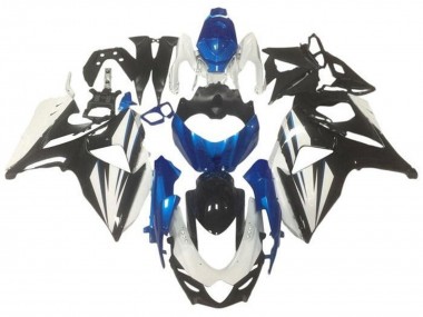 2009-2016 Suzuki GSXR 1000 Bike Fairings - White Blue Glossy Black Canada for Sale