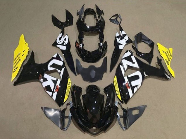 2009-2016 Suzuki GSXR 1000 Motorcycle Fairings - Black White Yellow Canada for Sale