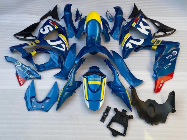 2009-2016 Suzuki GSXR 1000 Motorcycle Fairings - Blue Yellow White Red Canada for Sale