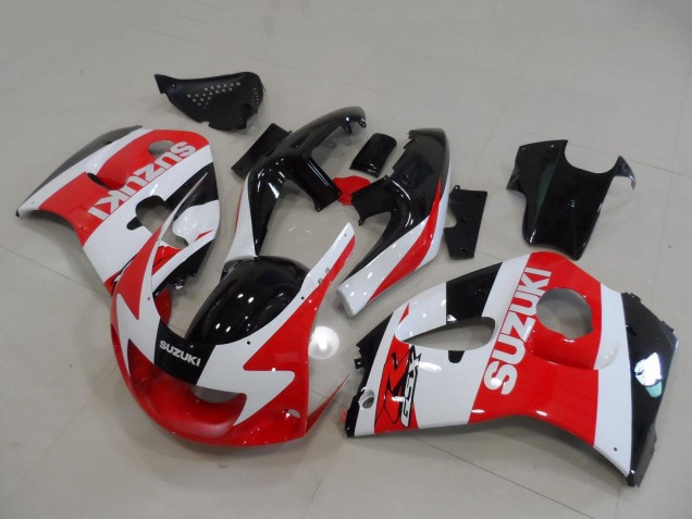 1996-2000 Suzuki GSXR 600 / GSXR 750 Motorcycle Fairings - Red White Black Canada for Sale
