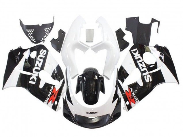 1996-2000 Suzuki GSXR 600 / GSXR 750 Motorcycle Fairings - White Black Red Canada for Sale