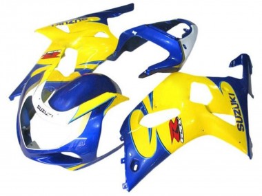 2001-2003 Suzuki GSXR 600 / GSXR 750 Motorcycle Fairings - Blue Yellow White Canada for Sale