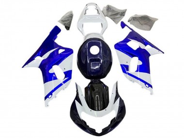 2001-2003 Suzuki GSXR 600 / GSXR 750 Motorcycle Fairings - White Blue Black Canada for Sale