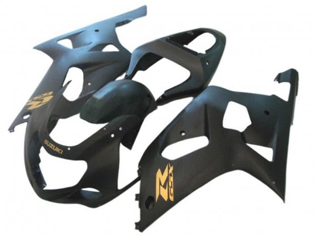 2001-2003 Suzuki GSXR 600 / GSXR 750 Motorcycle Fairings - Matte Black Gold Canada for Sale