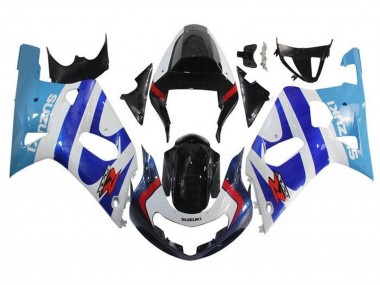 2001-2003 Suzuki GSXR 600 / GSXR 750 Motorcycle Fairings - White Triple Blue Glossy Black Red Canada for Sale