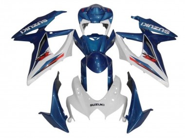 2008-2010 Suzuki GSXR 600 / GSXR 750 Motorcycle Fairings - Blue White Red Canada for Sale
