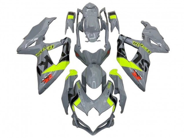 2008-2010 Suzuki GSXR 600 / GSXR 750 Motorcycle Fairings - Nardo Grey Neon Yellow Black Red Canada for Sale