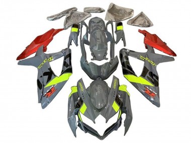 2008-2010 Suzuki GSXR 600 / GSXR 750 Motorcycle Fairings - Nardo Grey Neon Yellow Red Black Canada for Sale