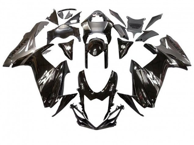 2011-2024 Suzuki GSXR 600 / GSXR 750 Motorcycle Fairings - Glossy Black Grey White Canada for Sale