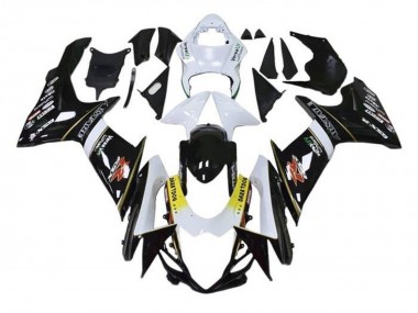 2011-2024 Suzuki GSXR 600 / GSXR 750 Motorcycle Fairings - White Yellow Black Alstare Dark Dog Canada for Sale